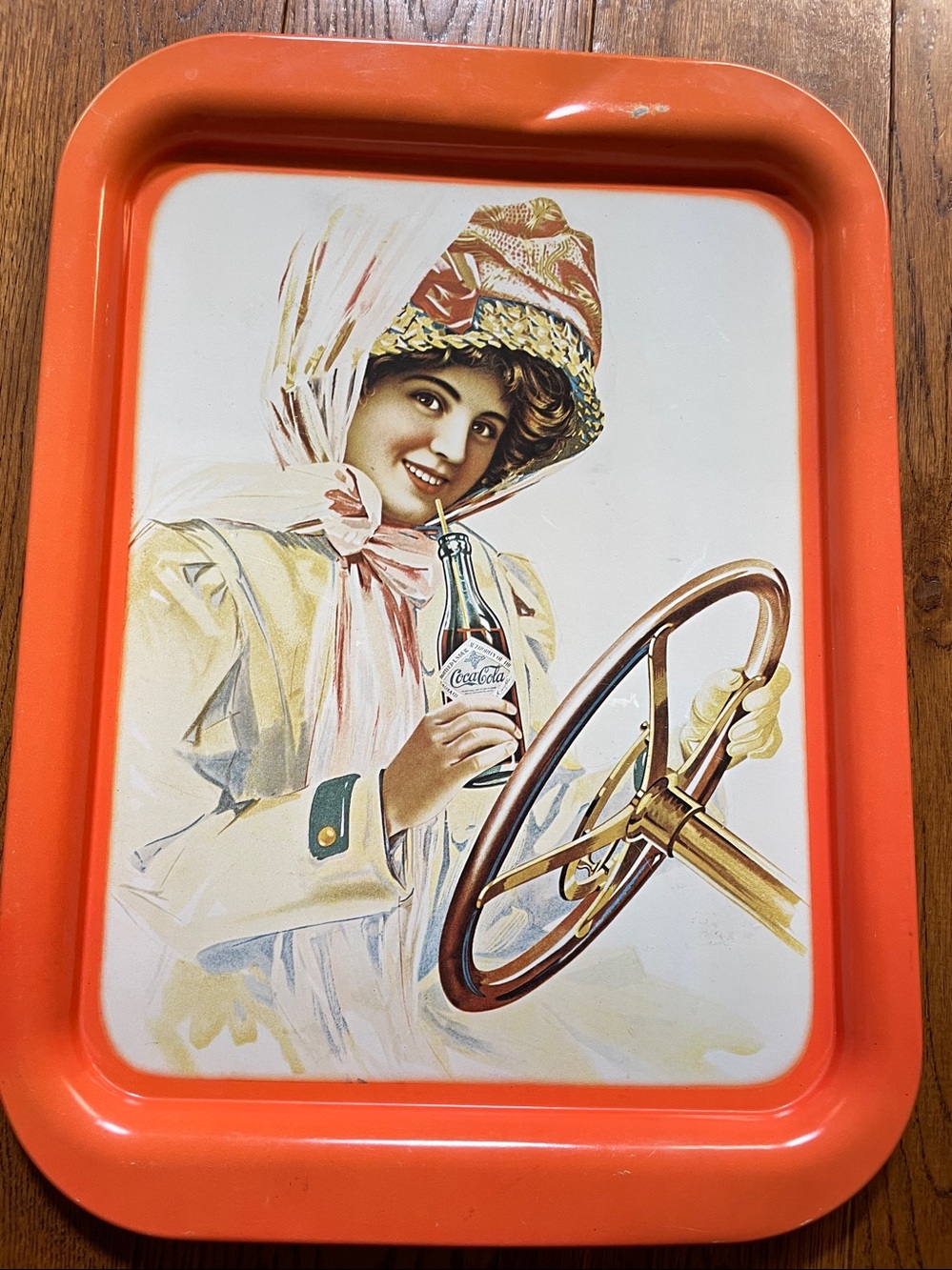 Coca-Cola Metal Beverage Serving Tray Vintage